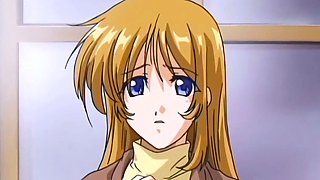 Squirting anime cartoon teen