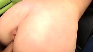 Small titted brunette amateur anal nailed at home