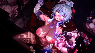 Genshin Impact - Slutty Ganyu Ntr Sex - 3D Hentai Animations