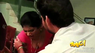 South Indian mallu aunty has romance with husband’s brother