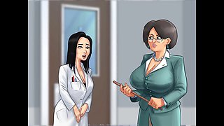 Milf professor strolls around college with a vibrator in her beaver