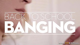 Back To School Banging With Robby Apples, Krissy Lynn - Brazzers