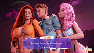 EP19: Miami Threesome with Veronika and Nikki - Grand Tits Adventure (Gameplay)