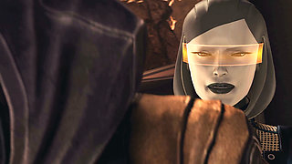 Space Commander Ava Futa Girl 3D Animation - Universal Defenders
