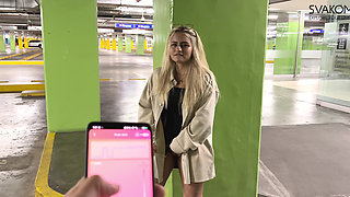 Anal & Let Them Control My Svakom Jordan Toy - Squirt in Parking Lot