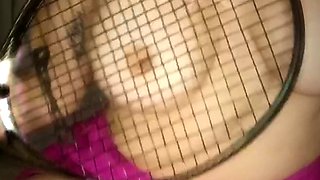 Great Big Boobs On Masturbating Redhead