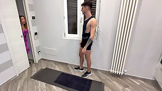 Italian milf gets taught by a young super-hung personal