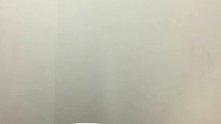 Sexy black amateur caught taking a shower on hidden cam