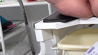 Genital Exam and Pissing of Chubby Mature Jolly Jay