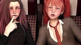 Innocent 18 Plus Teens Are Fucked in a Train