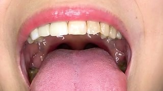 Japanese Asian Tongue Fetish - Mio Nozaki - Erotic Long