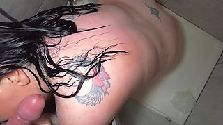 Shower Shoot Turns Into a Fuck - Camera Man Joins in