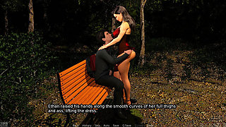 A Couple's Duet of Love& Lust: Wife and Husband Shamelessly Fucking on the Bench in the Park While Others Watching - Episode 78