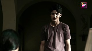 Indian pair celebrating their anniversary inside bedroom