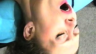 Blonde slut hardcore fuck and blowjob