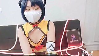 Asian schoolgirl enjoy group sex