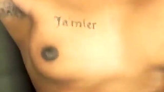 Evelyn Inked Brunette Hottie Eager Rimjob Messy BJ Passionate Swallow!