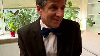 Depraved old man fucking with the nurse!