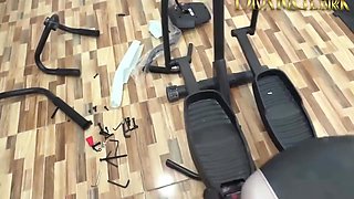 Technician Fucks An Athlete In The Gym