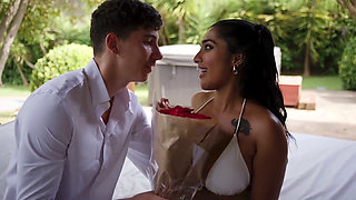 Monster Dick Destroy the Tight Ass of Yasmina Khan for San Valentine S