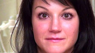 Woodman Casting: Pierced Brunette Peneloppe Amour Takes