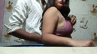 Sexy neighbor in the kitchen part 1