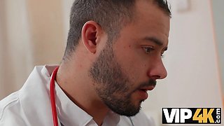 Vip4k. the mind-blowing bride, nata gold, tempted her doctor right before her wedding