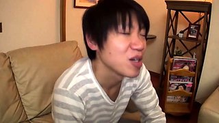 Asian Japanese Threesome Creampie and Cumshot
