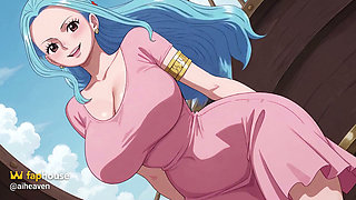 Vivi Nefertari Fucks the New Member of Her Crew! One Piece Hentai Uncensored POV