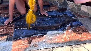 Meesteres Tirza - Female Domination Hair Cutting And