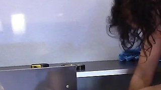 MILF Fucked in Kitchen Tit Fuck Cumshot on Her Boobs