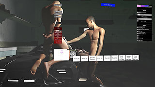 Stuffing Every Hole in a Furious Threesome on Top of a Car