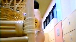 Cute amateur Asian web cam girl teases her great body