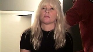 Blonde teen fetish handjob