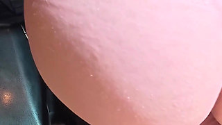 I Creampied My Construction Worker Inspected and Creampied in the Car on the Construction Site