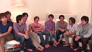 Wild JAV Star Mihono Rocks Group Cock Party With Amazing Blow Jobs