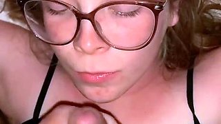 College girl Lina gets her first facial