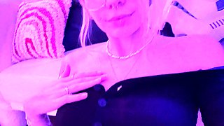 Tantalizing Busty Babe Goes Solo and Masturbates
