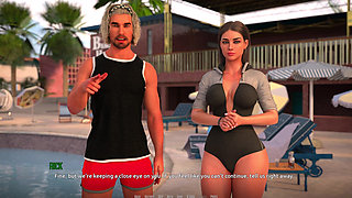 Dominos Beach 17: Emily & John's Beach Mouth-to-mouth Practice