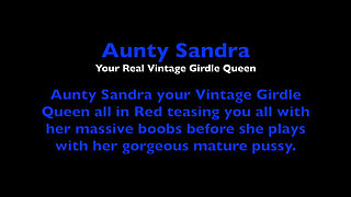 Aunty Sandra All in Red Vgq76