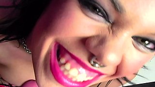 Gia Paloma Worships Thick Cock And Balls With Her Soft Hands