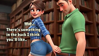 Bookshop Bois of Prey Episode 0 - Sexy Bookshop Femboy seduces and gets bred by married man in bookstore