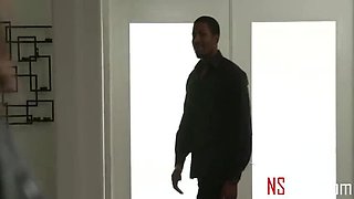Hot Black Wife Ana Foxx Cheats with Husband's Boss - BBC Cuckold Action