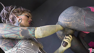 Trans Lily Lu likes to be a good sissy for Anuskatzz