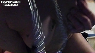 Fucked Doggystyle With Nipple Clamps Front View (251231A5)