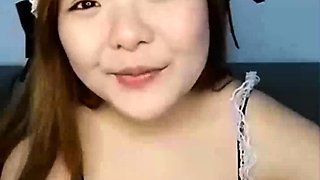 affectionate cute chinese teen show wonderful perfect body