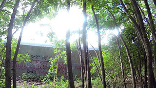 Slutty Seduction DP Car Fuck and Outdoor Pound