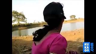 Desi indian blowjob hard outdoor with bf