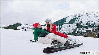 Ski Instructor Brandi Teaches Young Stud New Tricks - Brandi Love