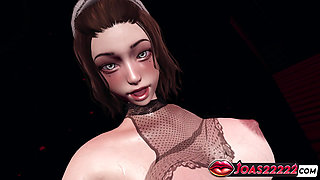 Sexy Fiora in Black Stockings - Indulge in Wet Pussy Licking Intense Ass Spanking and Whipping Until Red, and Fingering